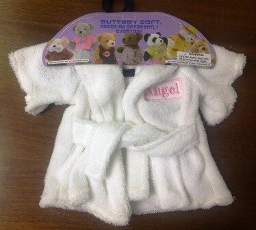 White Bathrobe for teddy bears-