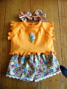 Summer Flowers Shorts set-