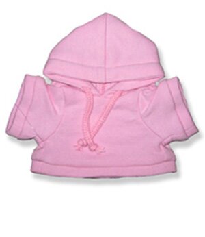 Pink Hoodie Sweatshirt for 8 to 10 inch bears