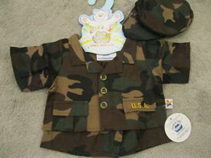 Camo Teddy Bear Outfit