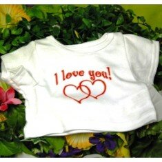 I Love You Teddy Bear Tee Shirt-