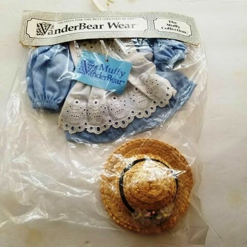 Muffy Vanderbear Blue Apron Dress