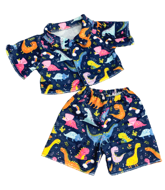 New! Dinosaur pajamas for 8-10 inch bears