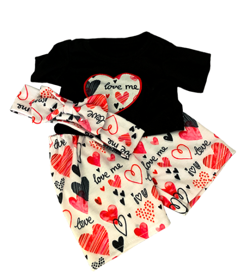 New! 3 piece Love Me Outfit for 8-10 inch bears